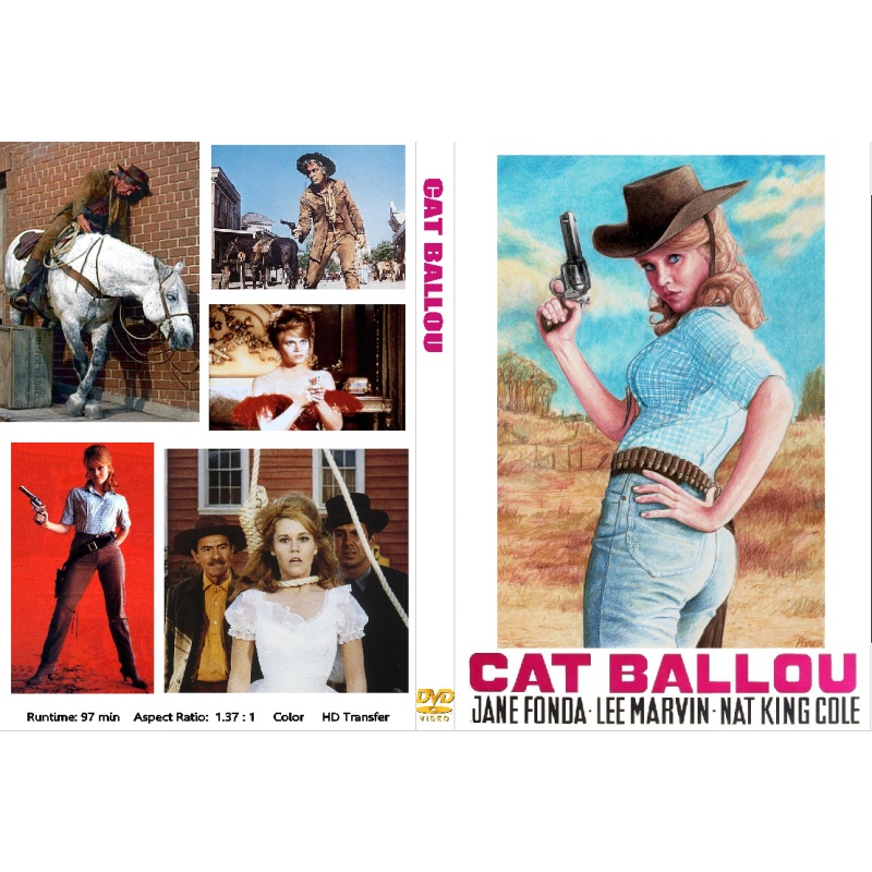 CAT BALLOU (1965) Lee Marvin Jane Fonda