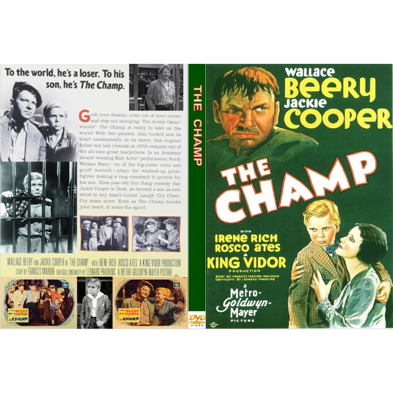 THE CHAMP (1931) Jackie Cooper Wallace Beery