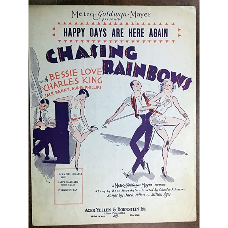 Chasing Rainbows - Bessie Love, Charles King, Jack Benny   1930
