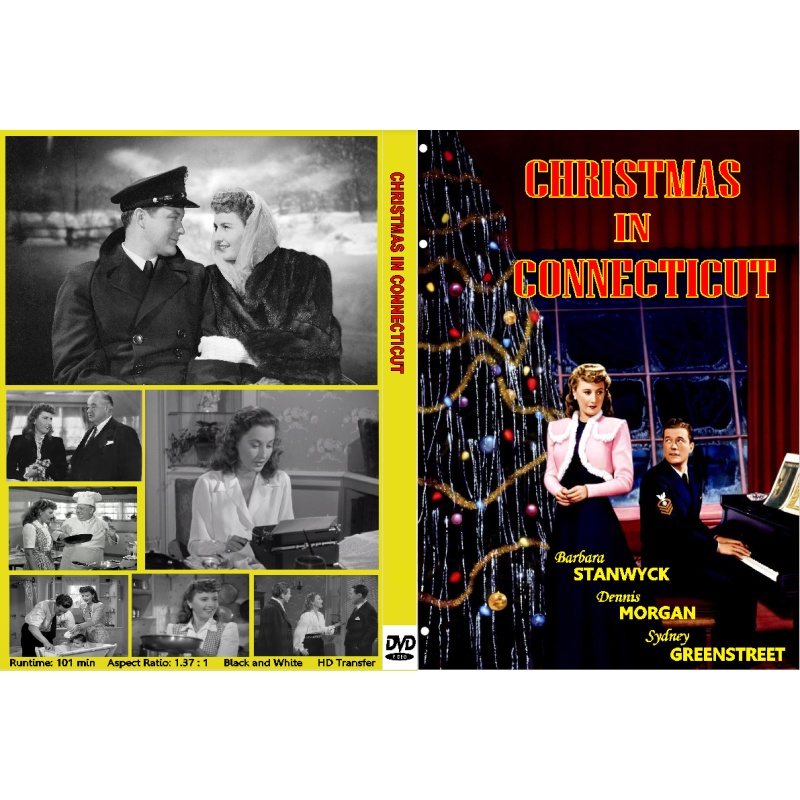 CHRISTMAS IN CONNECTICUT (1945) Barbara Stanwyck Dennis Morgan