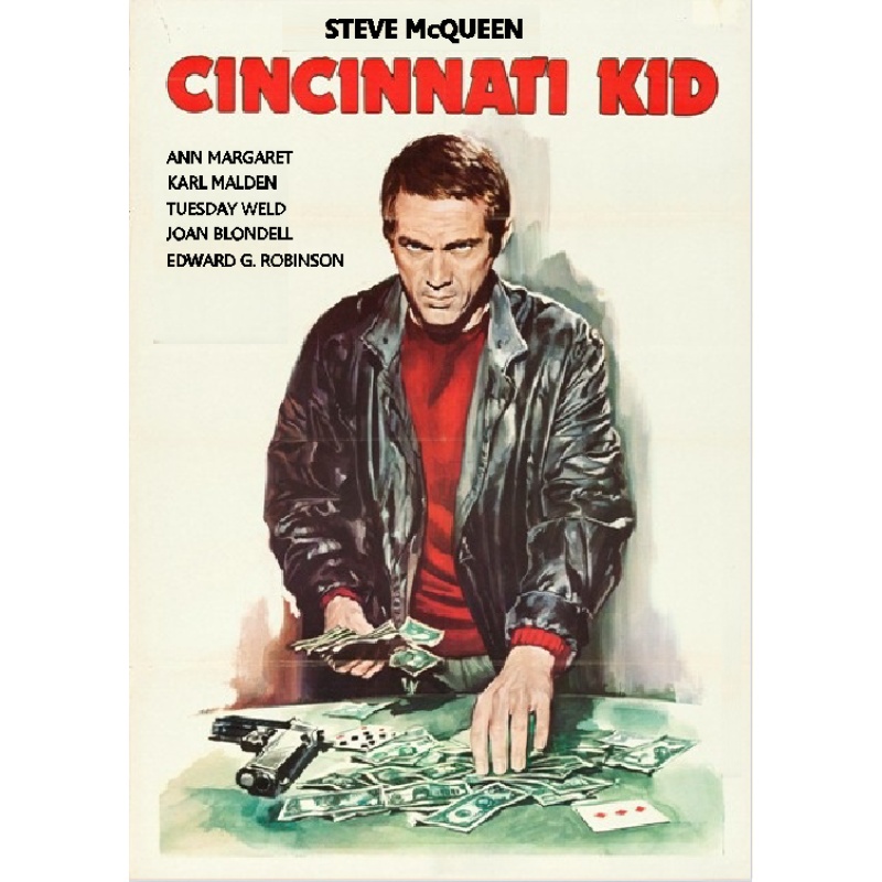 CINCINNATI KID (1965) Steve McQueen Tuesday Weld