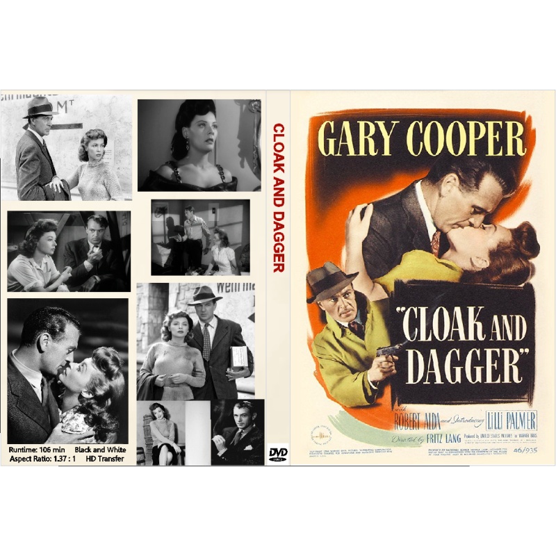 CLOAK AND DAGGER (1946) Gary Cooper