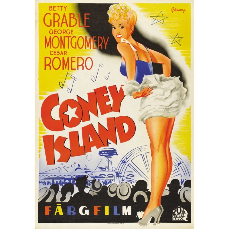 Coney Island (1943)  Betty Grable, George Montgomery, Cesar Romero