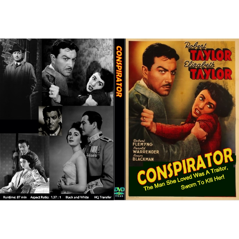 THE CONSPIRATOR (1949) Elizabeth Taylor Robert Taylor