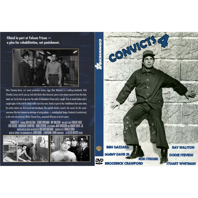CONVICTS4 (1962) Rod Steiger Sammy Davis Jr. Vincent Price Stuart Whitman Ben Gazzara