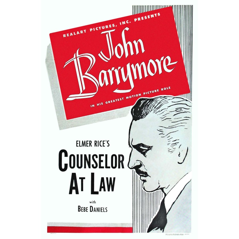 Counsellor At Law 1933 - John Barrymore, Bebe Daniels, Melvyn Douglas