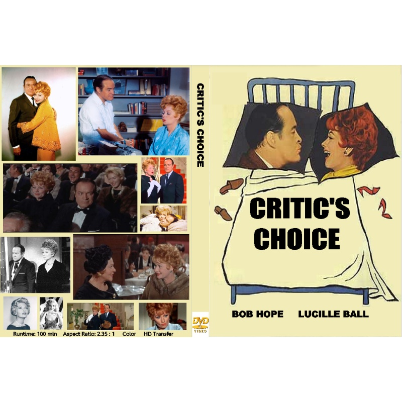 CRITIC'S CHOICE (1962) Bob Hope Lucille Ball