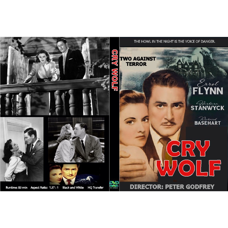 CRY WOLF (1947) Errol Flynn Barbara Stanwyck