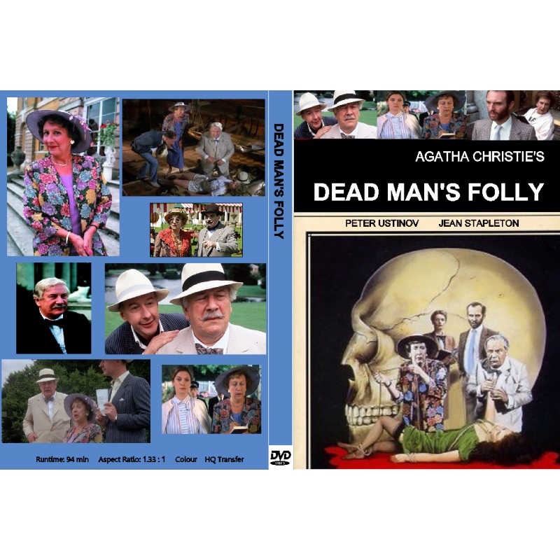 DEAD MAN'S FOLLY (1986) TV MOVIE with Peter Ustinov AS Poirot