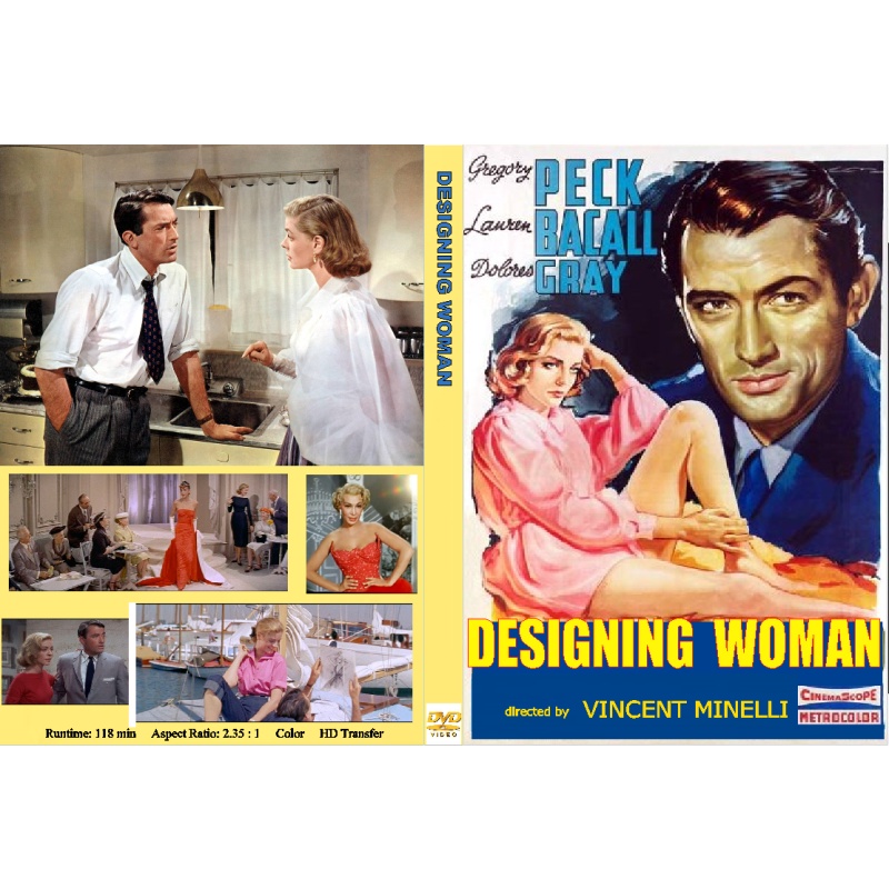 DESIGNING WOMAN (1954) Gregory Peck Lauren Bacall Dolores Gray