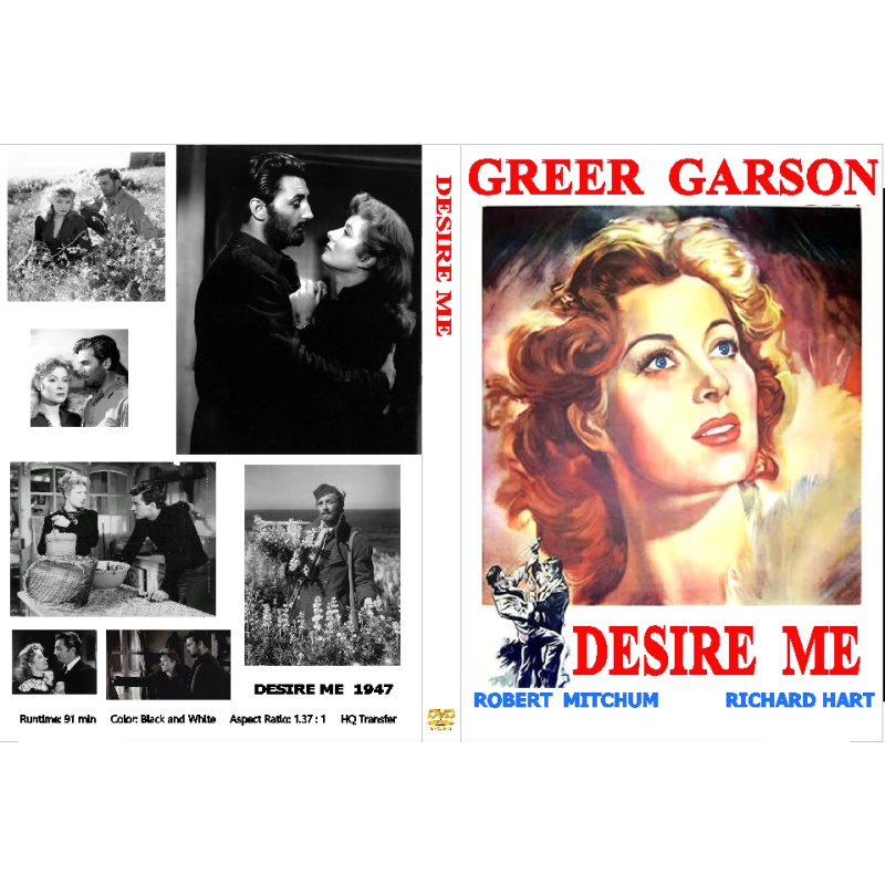 DESIRE ME (1947) Greer Garson Robert Mitchum