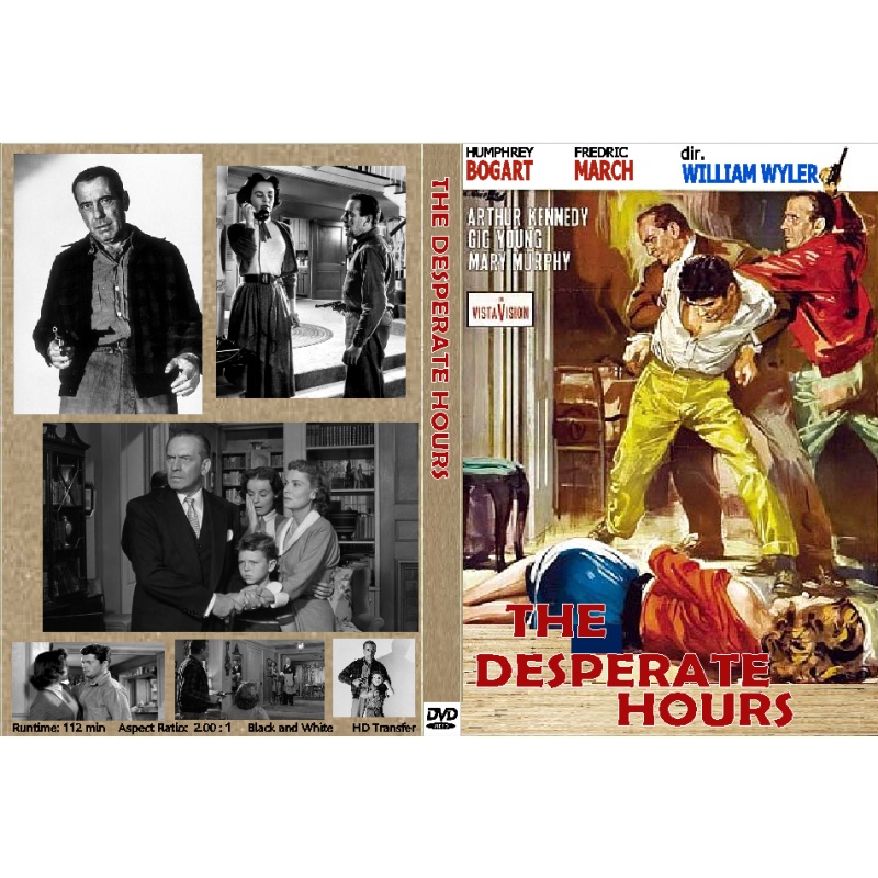 DESPERATE HOURS (1955) Humphrey Bogart Fredric March Martha Scott