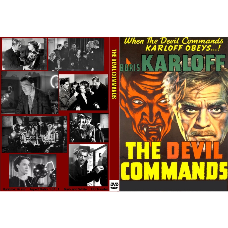 THE DEVIL COMMANDS (1941) Boris Karloff