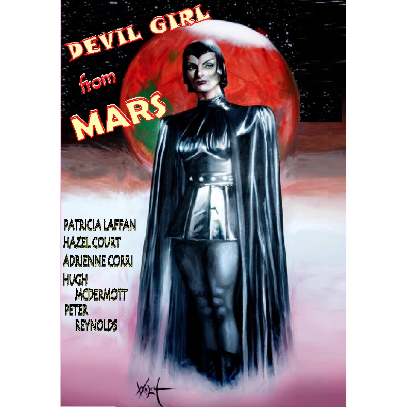 DEVIL GIRL FROM MARS (1954) Adrienne Corri Hazel Court Hugh McDermott
