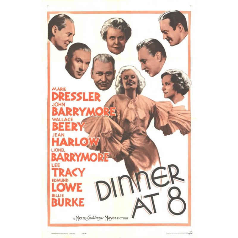 Dinner at Eight - Marie Dressler, John Barrymore  1933