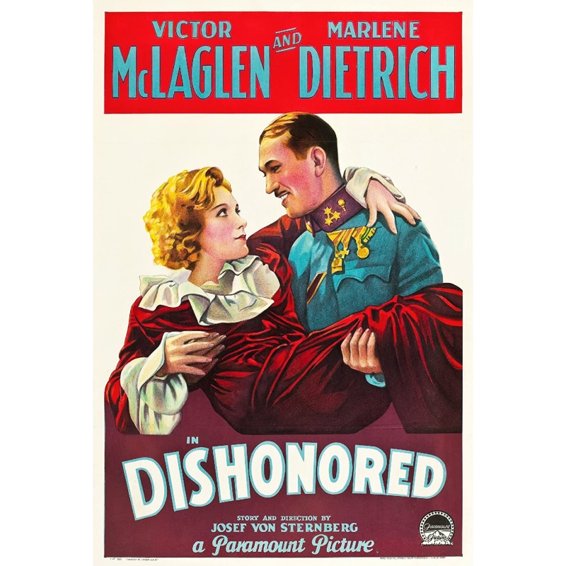 Dishonored 1931 , Marlene Dietric  Victor McLaglen