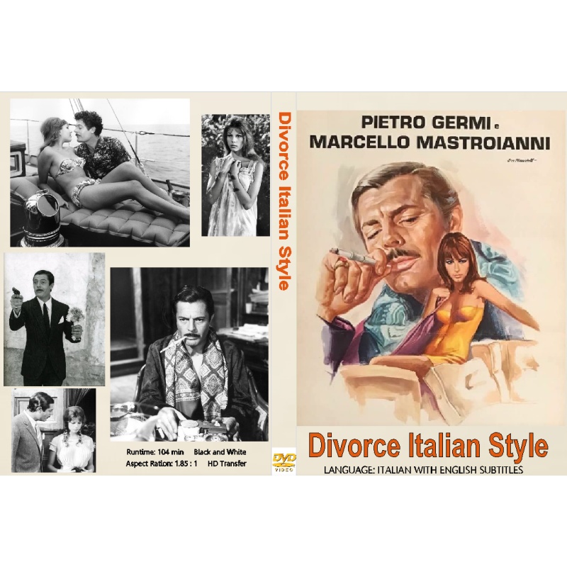 DIVORCE ITALIAN STYLE (1961) Marcello Mastroianni