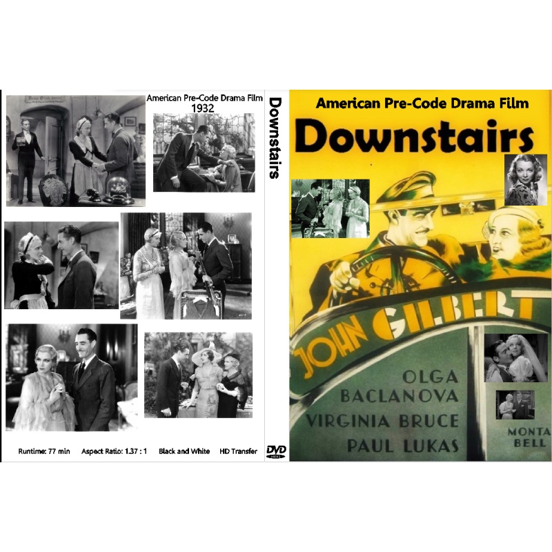 DOWNSTAIRS (1932) John Gilbert Virginia Bruce