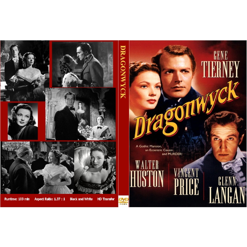 DRAGONWYCK (1946) Gene Tierney Vincent Price