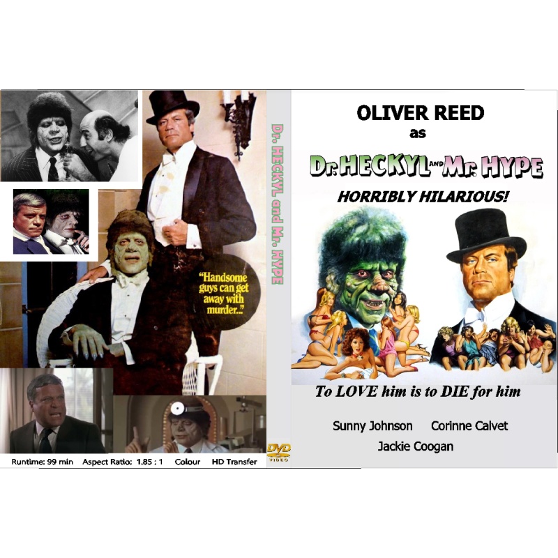 DR. HECKLE AND MR. HYPE (1980) Oliver Reed Sunny Johnson