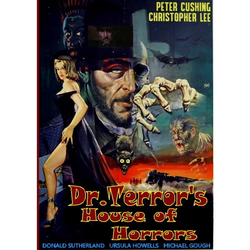 DR. TERROR'S HOUSE OF HORRORS (1965) Peter Cushing Christopher Lee
