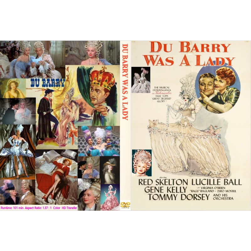 DU BARRY WAS A LADY (1943) Red Skelton Lucille Ball Gene Kelly