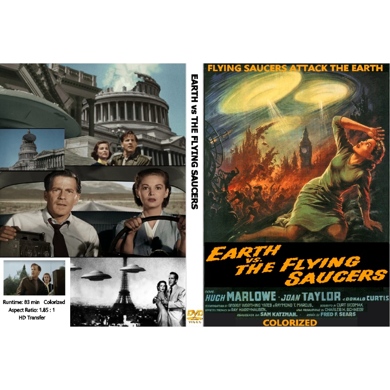 EARTH VS THE FLYING SAUCERS (1956) Hugh Marlowe