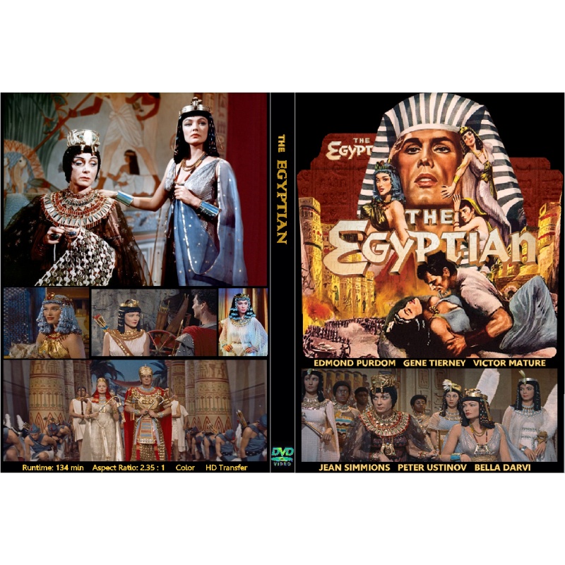 THE EGYPTIAN (1954) Edmund Purdom Peter Ustinov Victor Mature Gene Tierney