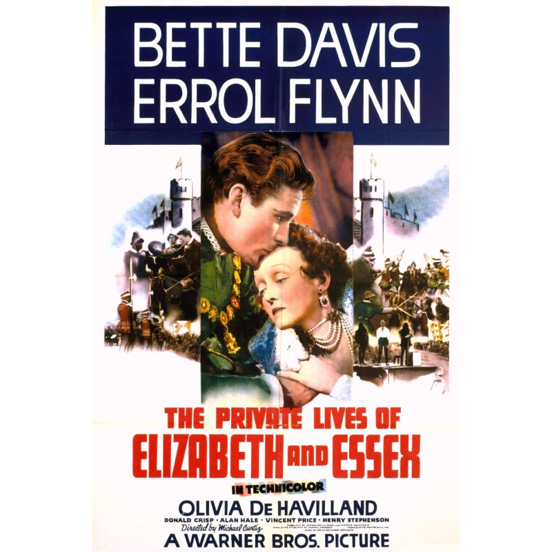 The Private Lives of Elizabeth and Essex 1939 Bette Davis, Errol Flynn Rare movie