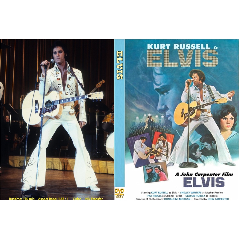 ELVIS (1979) TV Movie with Kurt Russell as Elvis