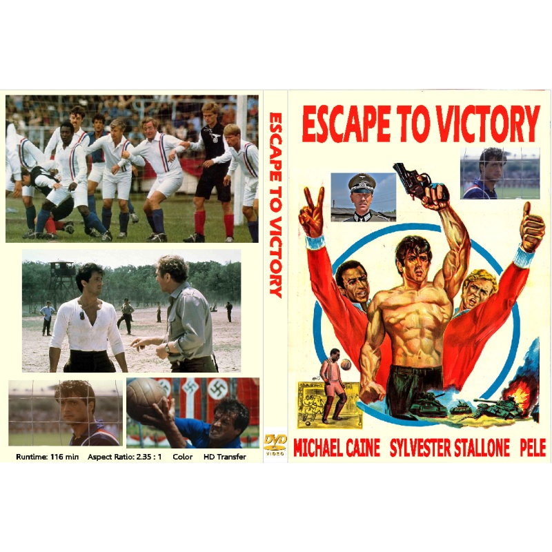 ESCAPE TO VICTORY (1981) Sylvester Stallone Michael Caine