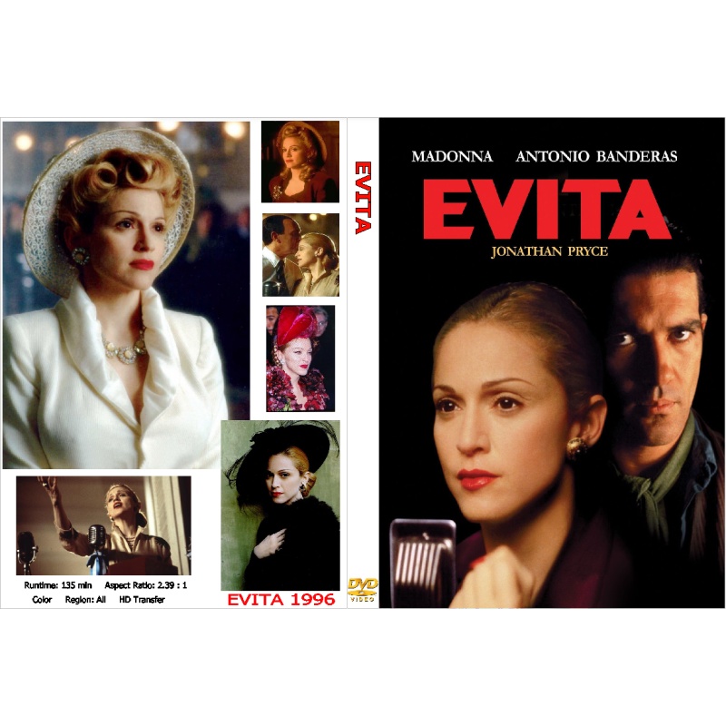 EVITA (1996) Madonna Antonio Banderas
