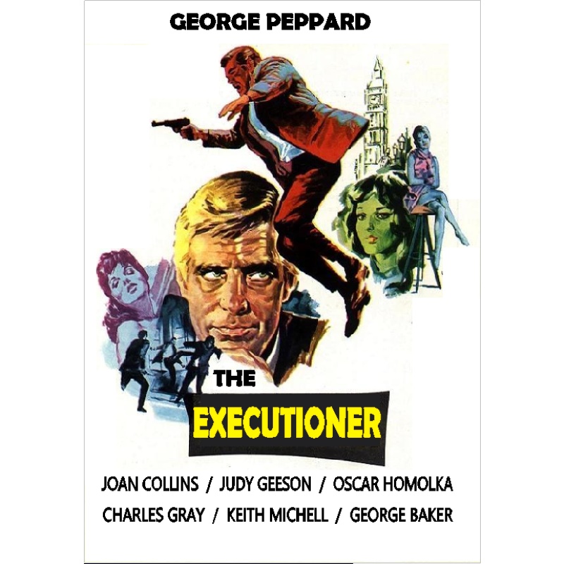 THE EXECUTIONER (1970) George Peppard Joan Collins judy Geeson Keith Michel