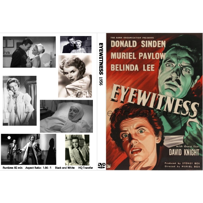 EYEWITNESS (1956) Donald Sinden Belinda Lee Michael Craig