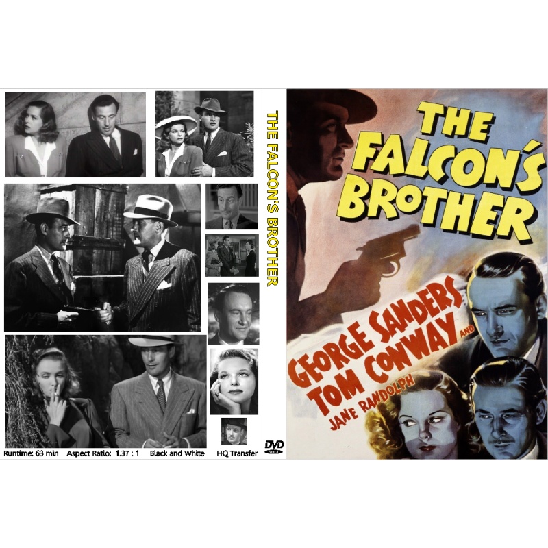 THE FALCON'S BROTHER (1942) George Sanders Tom Conway