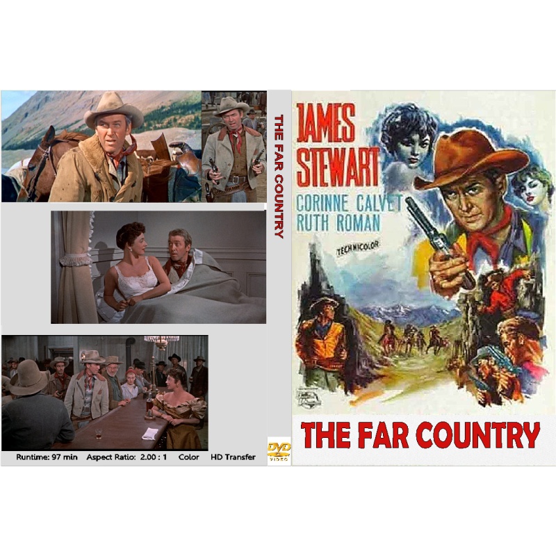 THE FAR COUNTRY (1954) James Stewart Ruth Roman Corinne Calvert