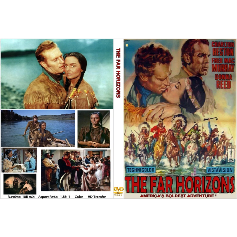 FAR HORIZONS (1955) Fred MacMurray Donna Reed Charlton Heston