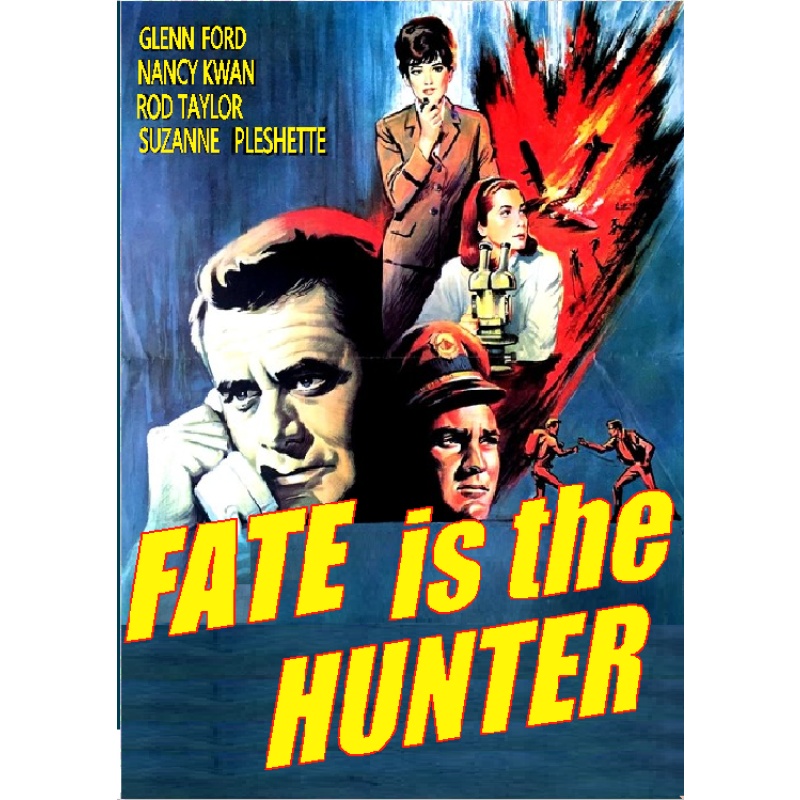 FATE IS THE HUNTER (1964) Glenn Ford Suzanne Pleshette Rod Taylor Nancy Kwan