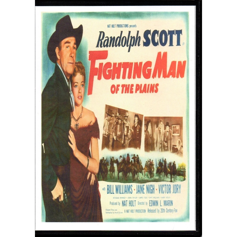 FIGHTING MAN OF THE PLAINS - RANDOLPH SCOTT ALL REGION DVD