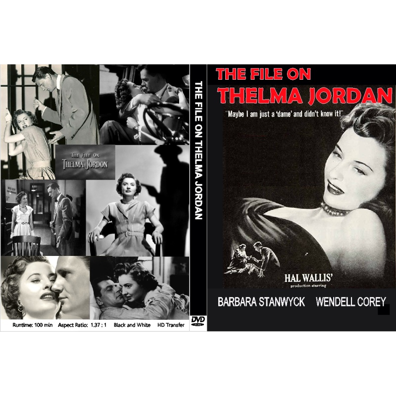 THE FILE ON THELMA JORDAN (1950) Barbara Stanwyck Wendell Corey