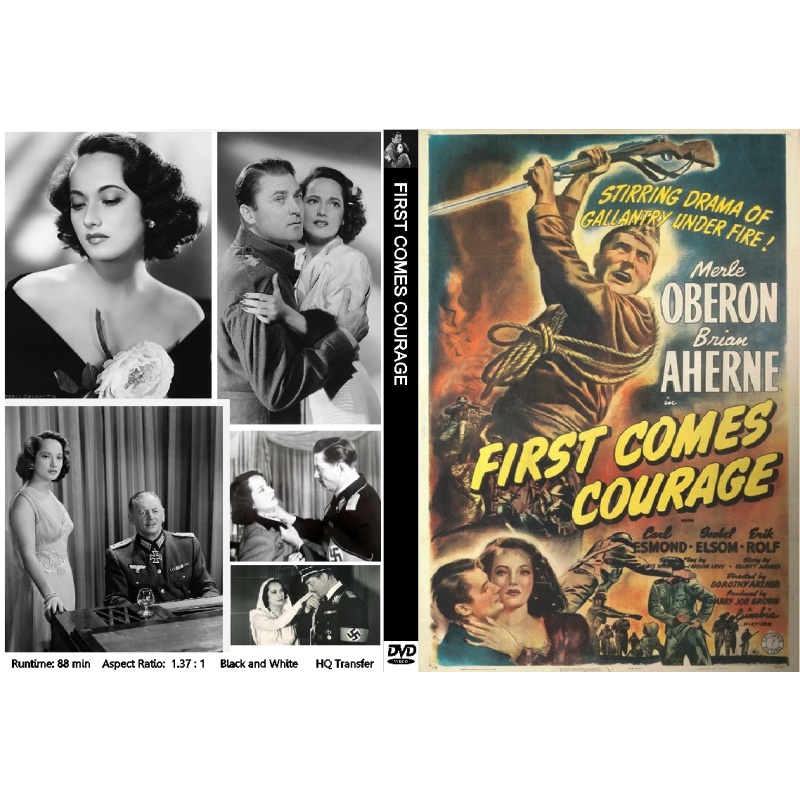 FIRST COMES COURAGE (1943) Merle Oberon Brian Aherne