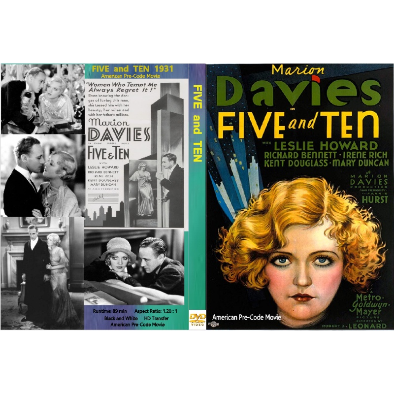 FIVE AND TEN (1931) Marion Davies Leslie Howard