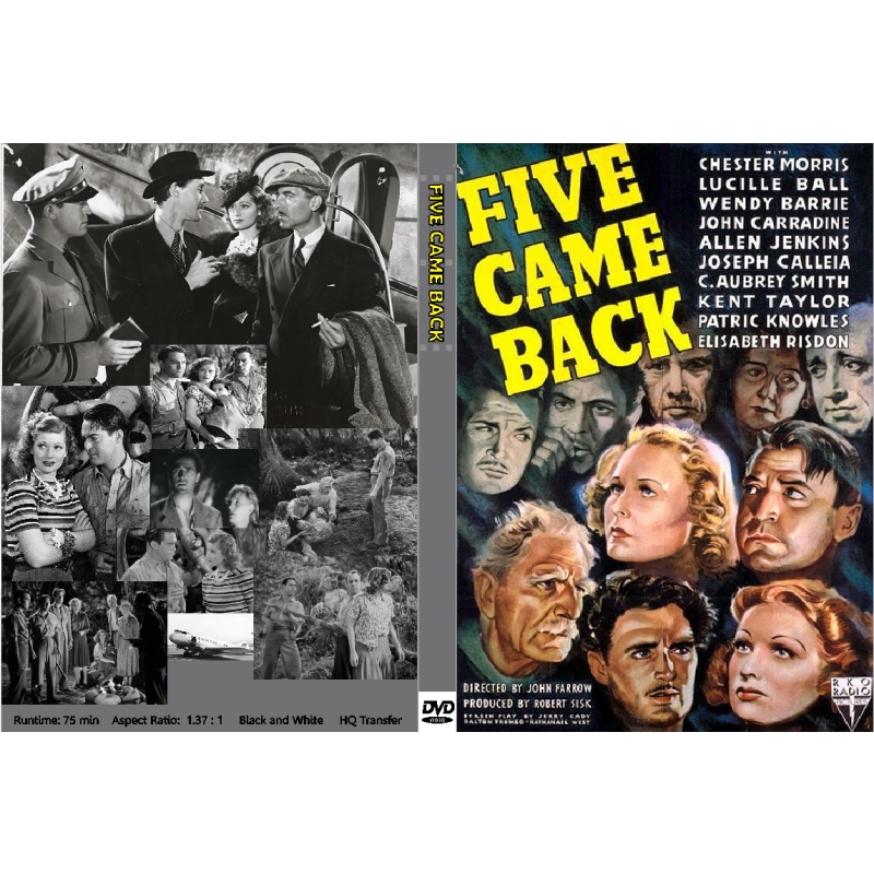 FIVE CAME BACK (1939) Lucille Ball Chester Morris