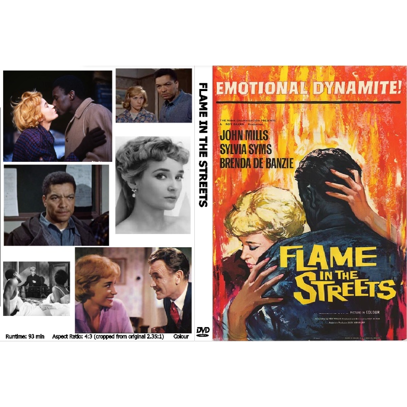 FLAME IN THE STREETS (1961) John Mills Sylvia Syms