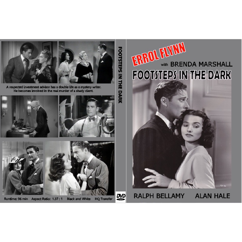 FOOTSTEPS IN THE DARK (1941) Errol Flynn