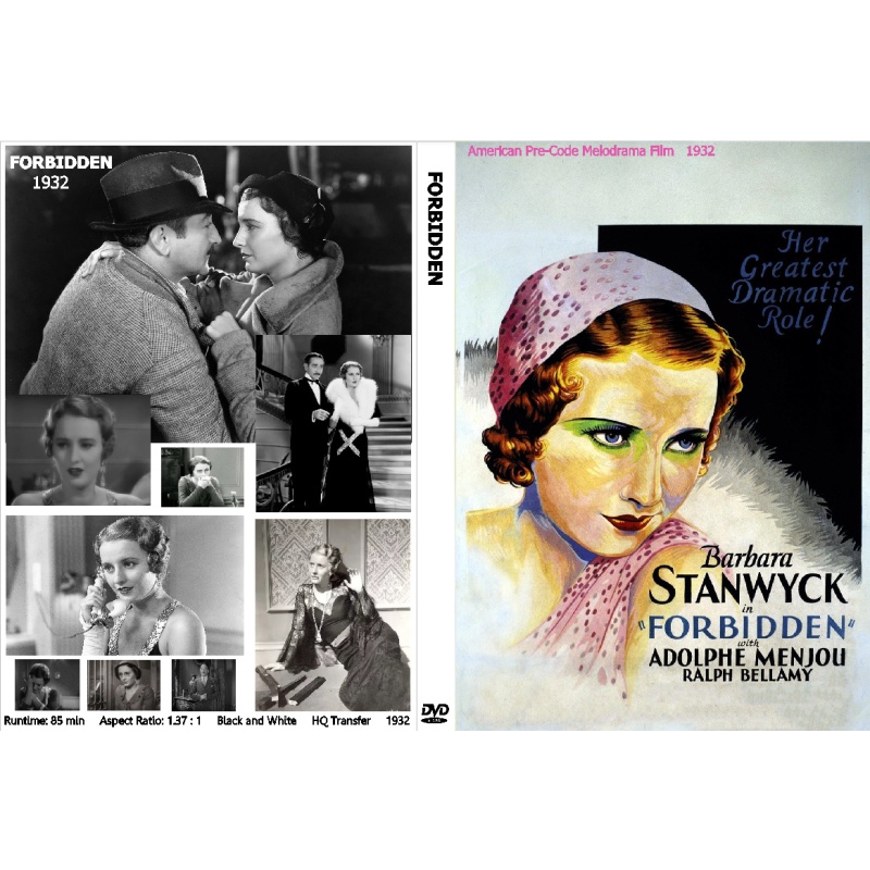 FORBIDDEN (1932) Barbara Stanwyck