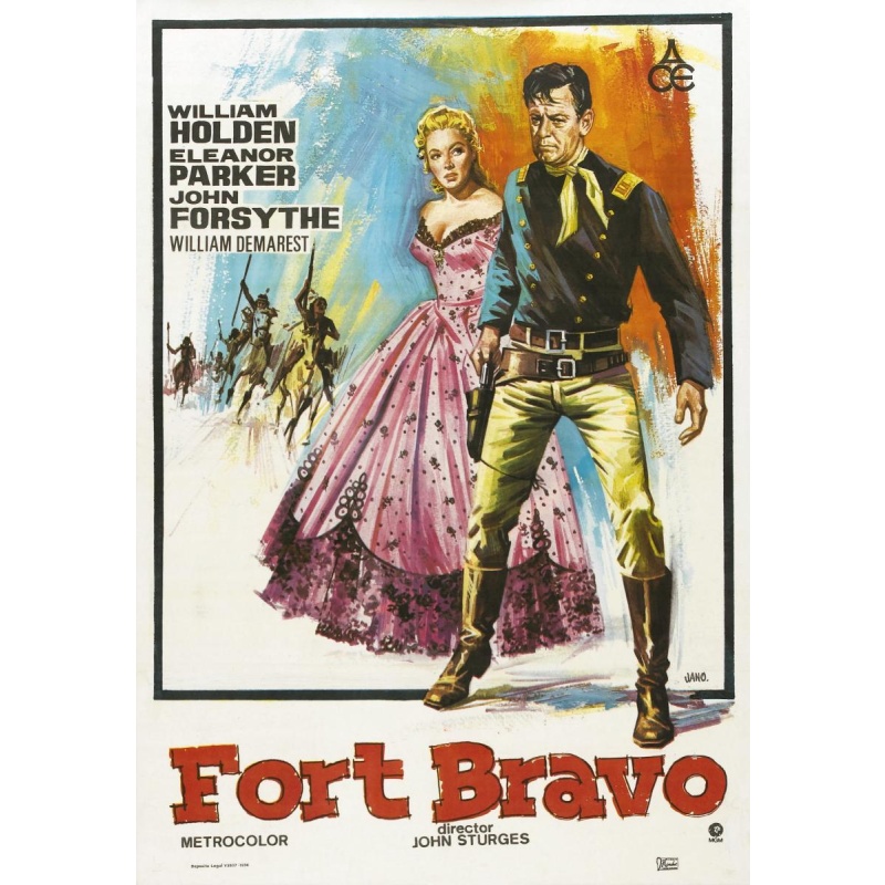 Escape From Fort Bravo 1953 with William Holden and Eleanor Parker