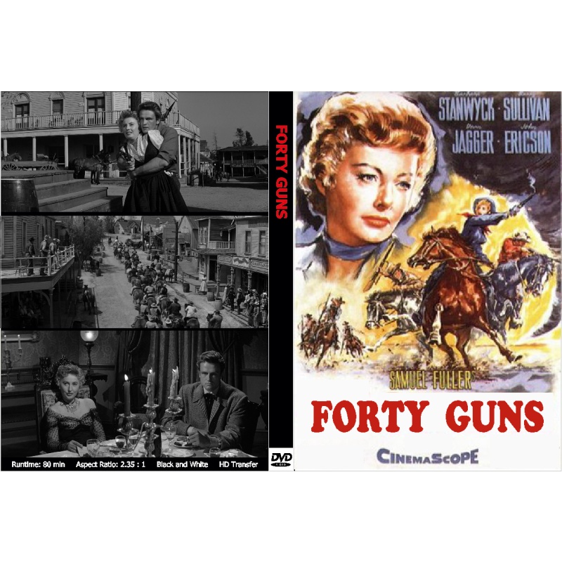 FORTY GUNS (1957) Barbara Stanwyck Barry Sullivan