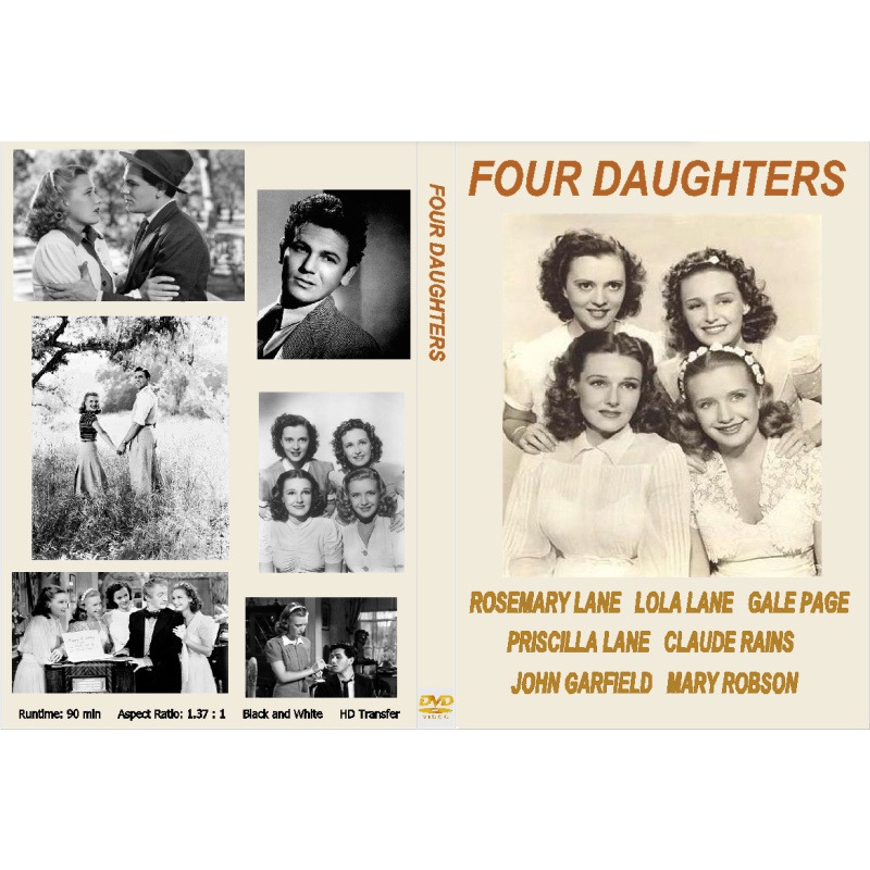 FOUR DAUGHTERS (1938) John Garfield Priscilla Lane Claude Rains Lola Lane