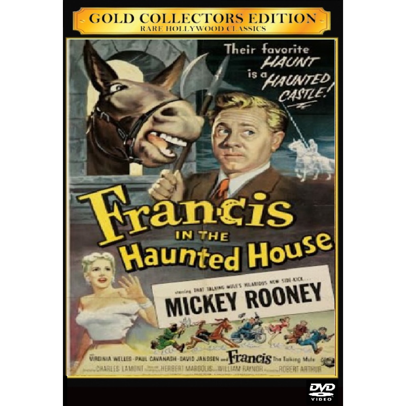 Francis in the Haunted House (1956) - Mickey Rooney - Virginia Welles - James Flavin - DVD (All Region)